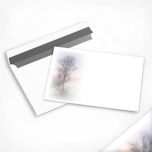 Trauer-Kuvert Friedvoller Ort