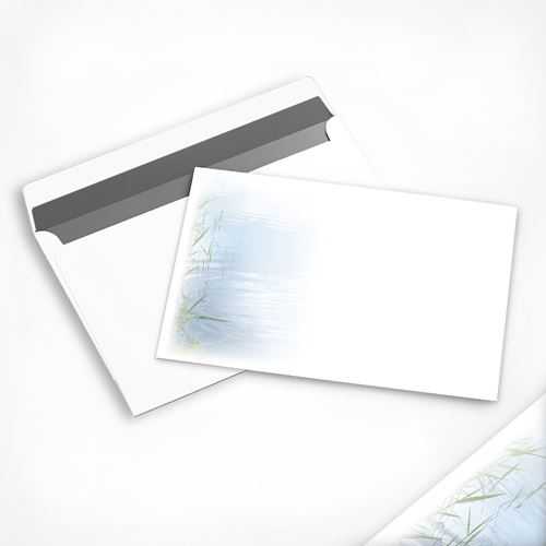 Trauer-Kuvert Schilf