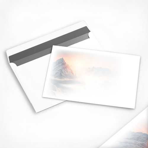 Trauer-Kuvert Berg-Abendrot